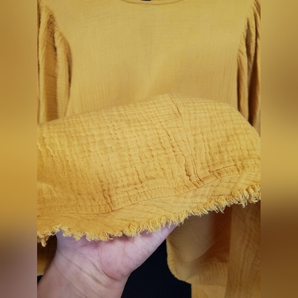 Mustard Yellow Women's Top - Picture 6 of 10